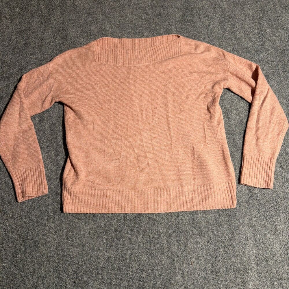 Marled Reunited Clothing Sweater Womens Medium Pink Pullover Long Sleeve
